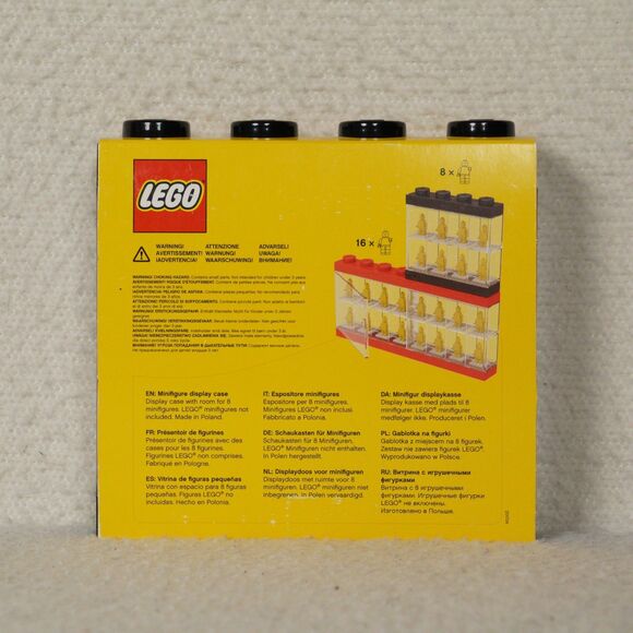 LEGO Minifigure Display Case Model 4065 Black Storage Stackable Brick 2017 - Picture 2 of 13